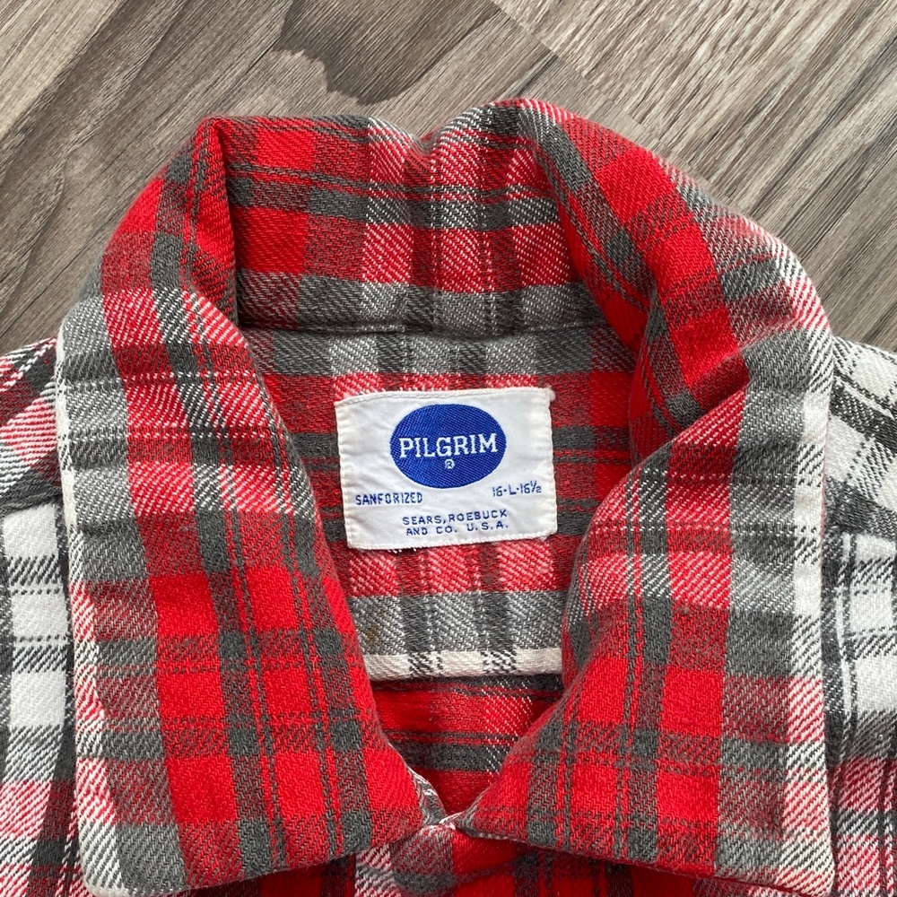 Vintage Plaid Shirt Jacket - Picture 4 of 6